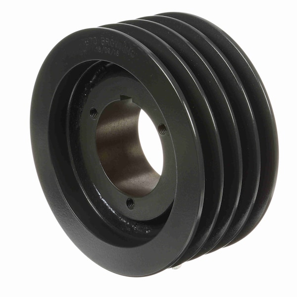 4 Groove Cast Iron Bushed Bore Multiple Sheave, 4TB70
